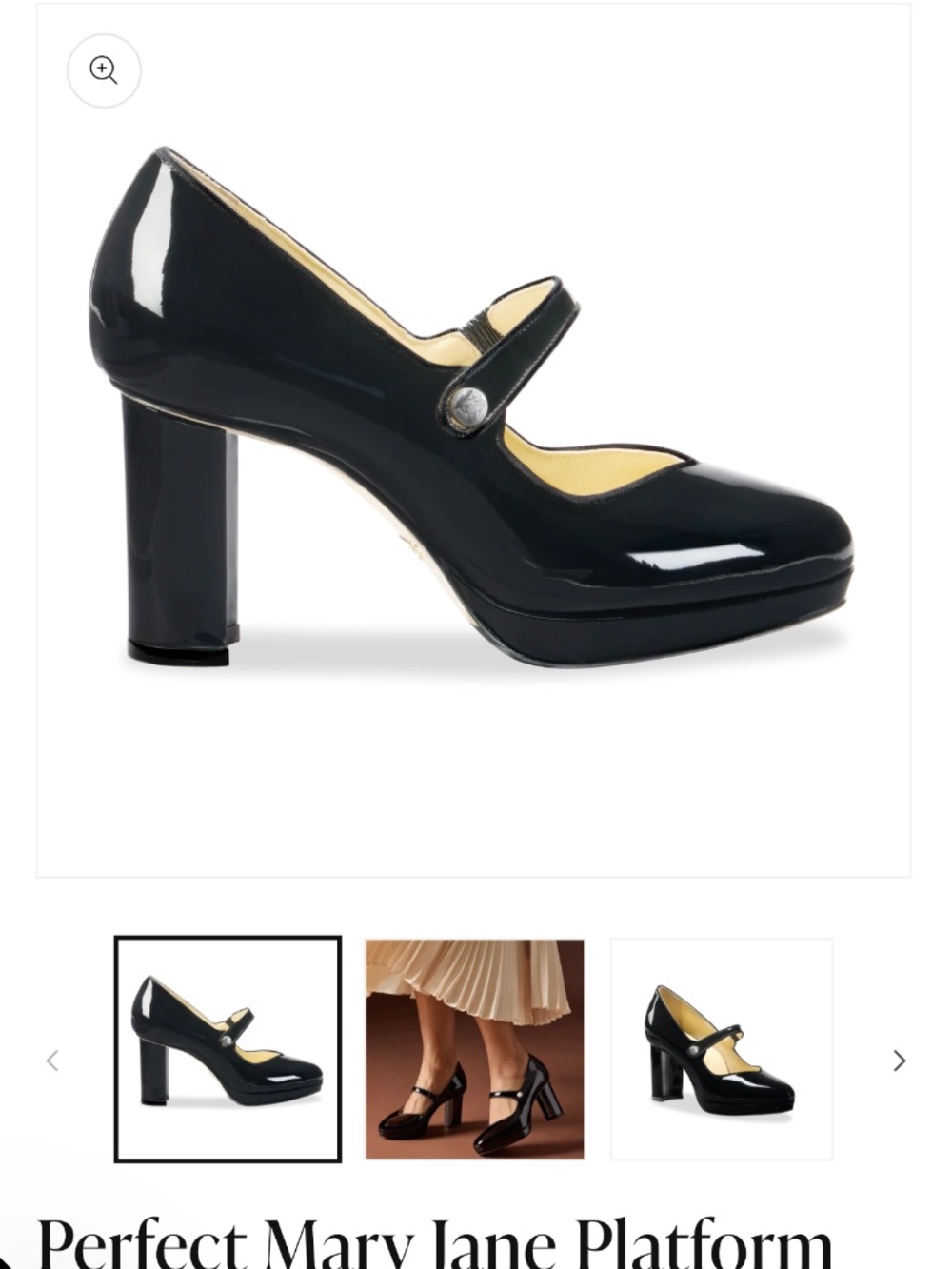Sarah Flint black patent leather heels